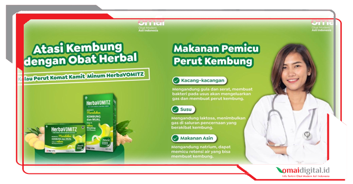Kenali Sebab Perut Kembung. HerbaVOMITZ Mengandung Zat Aktif Avominol, Usir Kembung dan Mual Kenali Sebab Perut Kembung. HerbaVOMITZ Mengandung Zat Aktif Avominol, Usir Kembung dan Mual